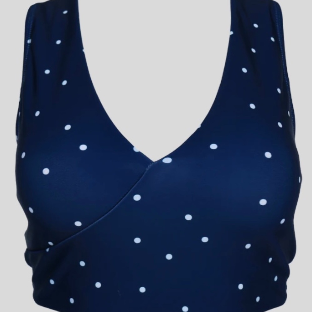Nani Dotted Switch V Crop Swim Top